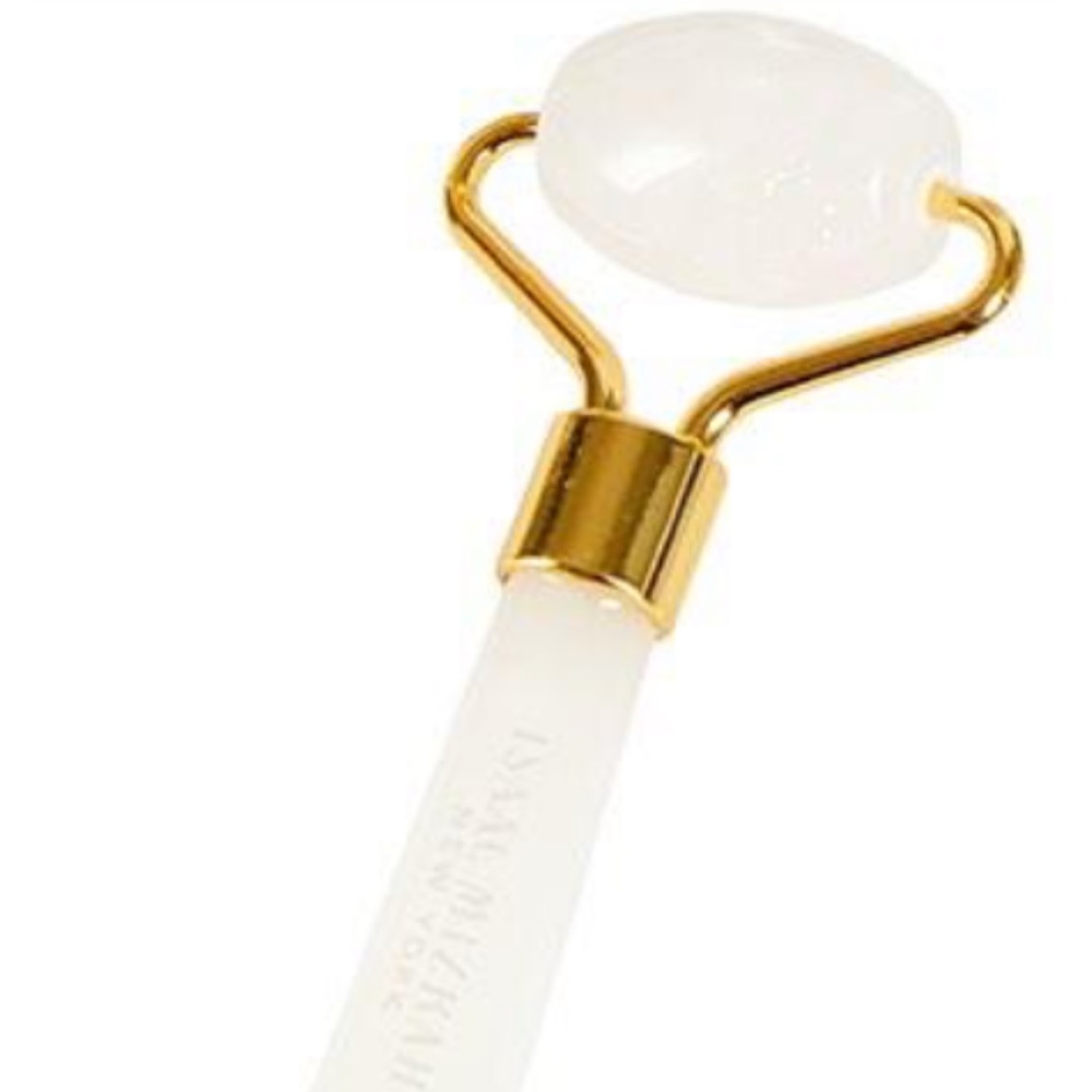 Isaac Mizrahi Clear Quartz Mini Facial Roller
